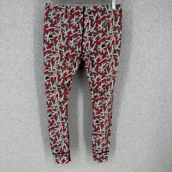 Burton Womens DryRide Base Layer Pant Legging Size S Red Black Matchstick Snow - Picture 4 of 12